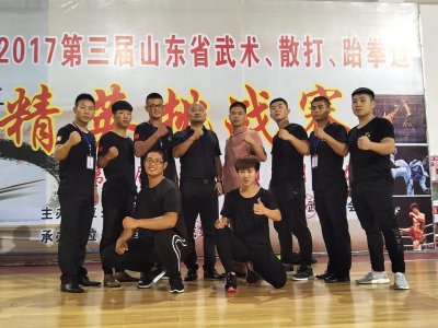 龙脉天成承办2017山东省武术、散打、跆拳道大赛