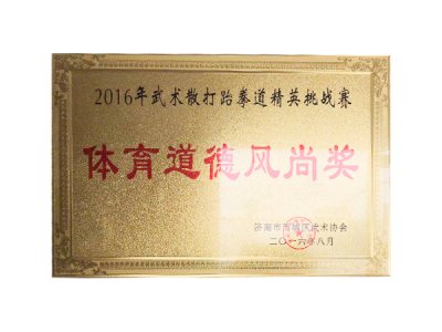 体育道德风尚奖