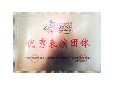 舞蹈大赛优秀表演团体